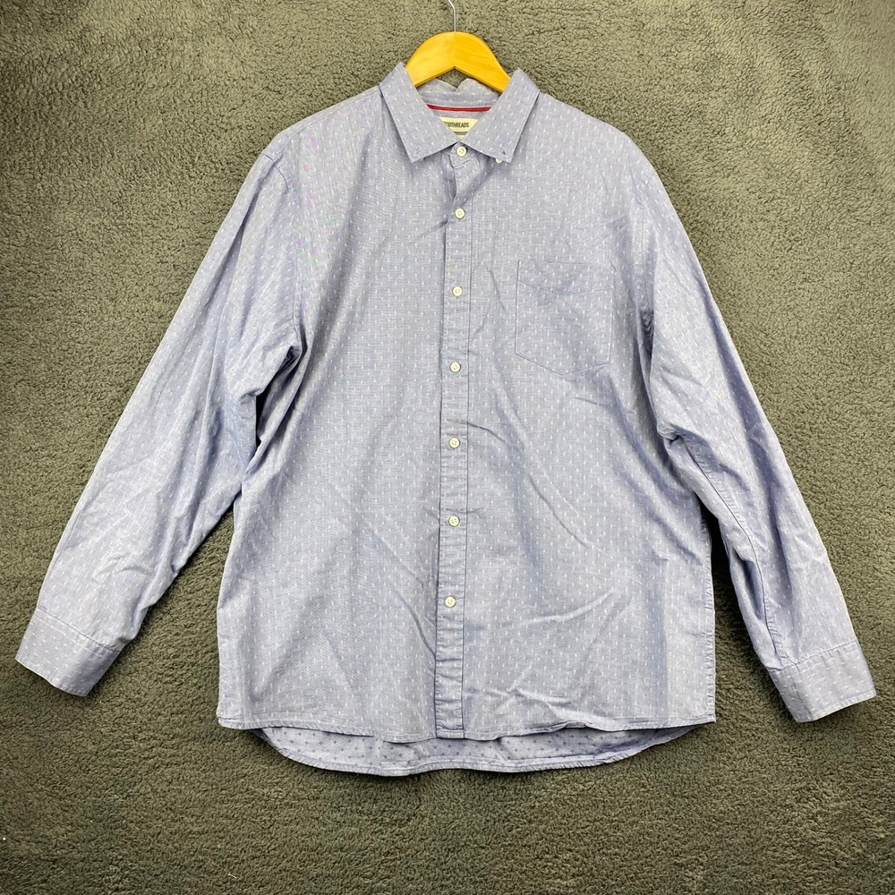 Goodthreads Dress Shirt Long Sleeve Button Up‎ Patterned Men XL
